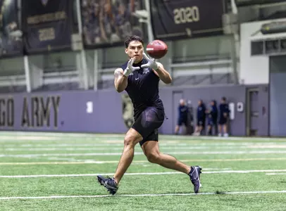 Noah Short participates in Army Pro Day — March 12, 2026