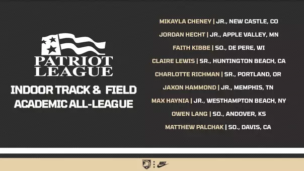 Army Track and Field Academic All-Patriot League