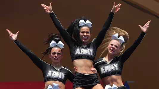 Rabble Rousers Perform a Stunt at the NCA/NCA Collegiate Championships