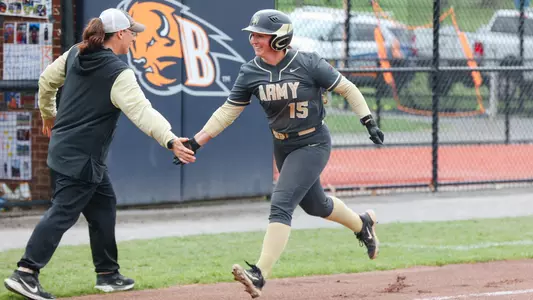 Ashton White Runs Home After Hitting Second Home Run of the Day in Doubleheader at Bucknell