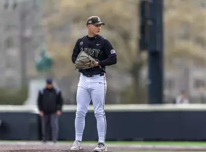 Walker Calvo delivers as pitch as Army knocked off LIU on Tuesday.