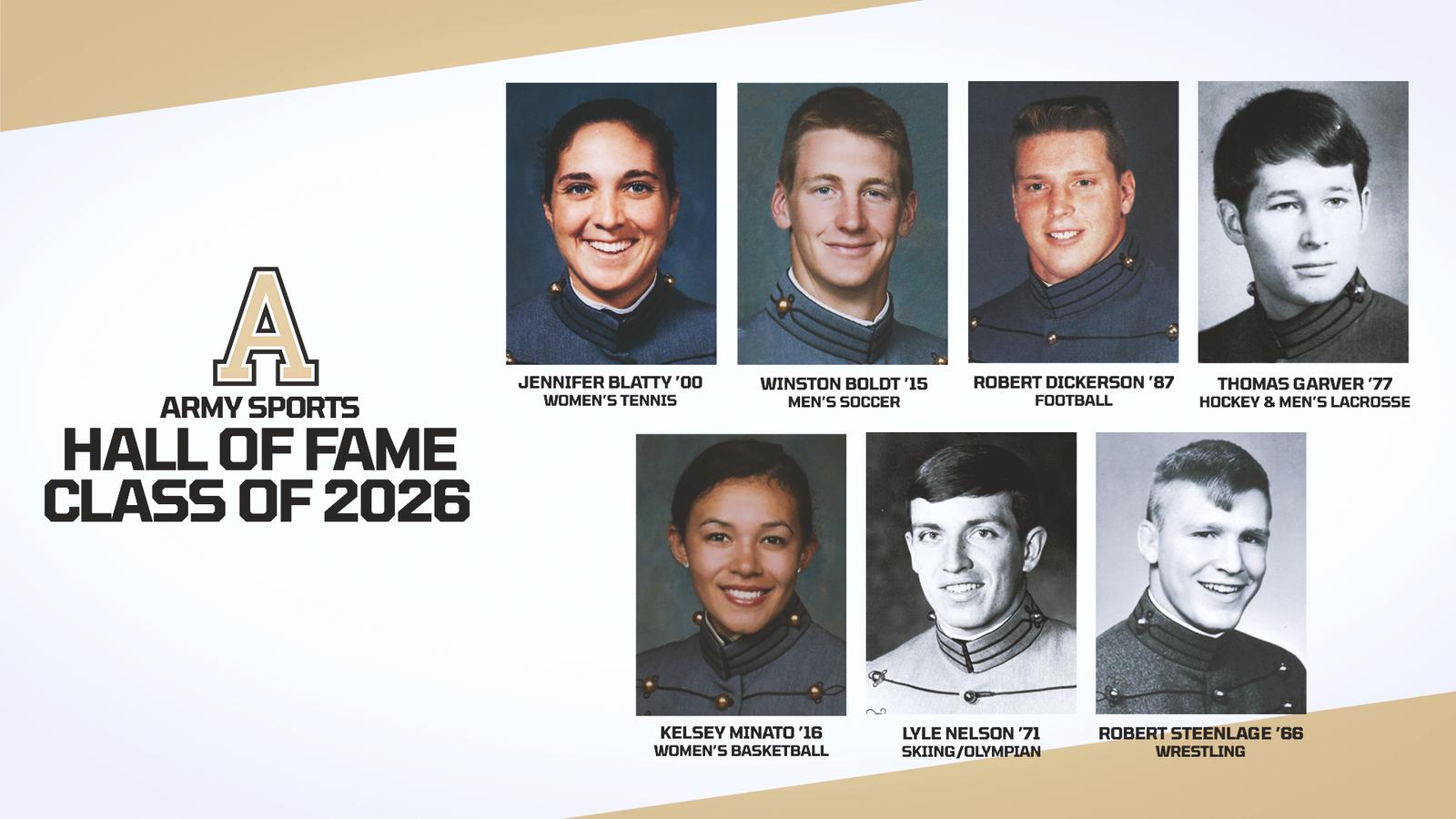 Army Athletics announces its 2026 Hall of Fame Class of seven inductees.