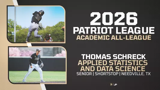 Thomas Schreck is named to the Patriot League All-Academic Baseball Team