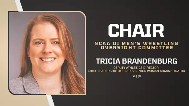 Army West Point Deputy Athletics Director and Wrestling sport administrator Tricia Brandenburg has been named the chair of the NCAA DI Men’s Wrestling Oversight Committee.