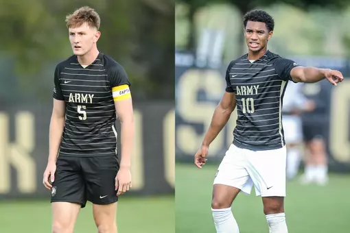 Men's Soccer's Kelly Cooper and Jubril Bamgbala