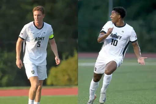 Men's Soccer Seniors Kelly Cooper and Jubril Bamgbala