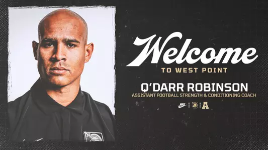 Army West Point Football announces Q’darr Robinson as its newest Assistant Football Strength & Conditioning Coach.