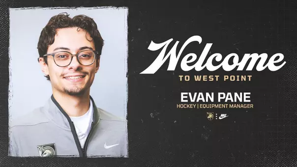 Evan Pane Welcome Graphic Hockey Equipment Manager