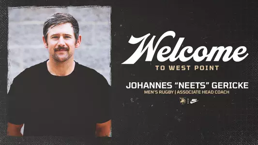 Army West Point men’s rugby has announced Johannes “Neets” Gericke as its newest assistant coach heading into the 2026 Fall season.