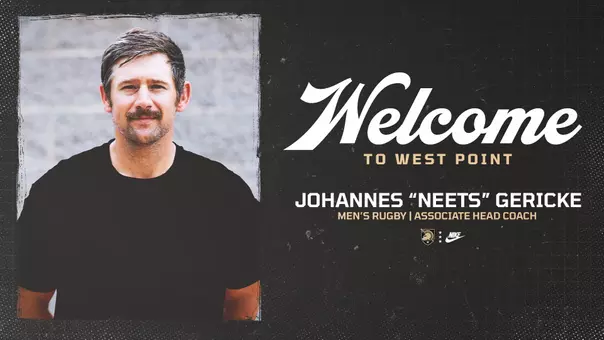 Army West Point men’s rugby has announced Johannes “Neets” Gericke as its newest assistant coach heading into the 2026 Fall season.