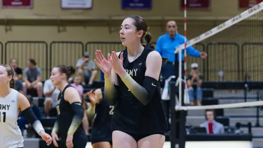 Michelle Parker Heads to Sub Out During Army's Matchup Against American
