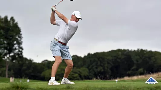 Drew Jeffords tees off at the 2026 Folds of Honor Collegiate on Sept. 8, 2026