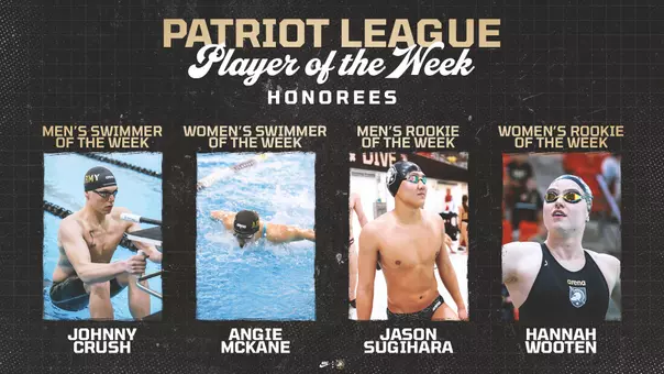 Patriot League Swimming and Diving Weekly Awards Sept. 28
