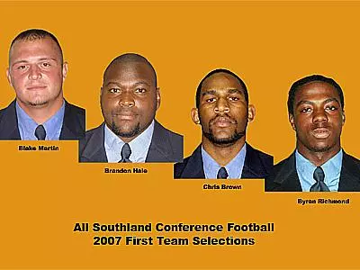 16 Bearkats selected to All-Southland football team