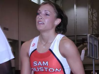Dess Meek wins high jump at Lubbock indoor meet