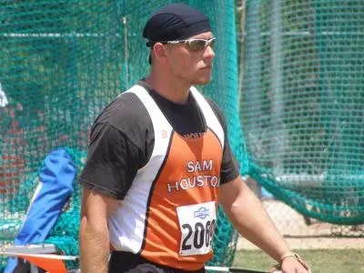 Chris Cralle looks for improvement at NCAA hammer