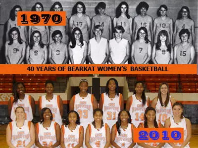 Kats celebrate 40 years of women's basketball in 2009-10