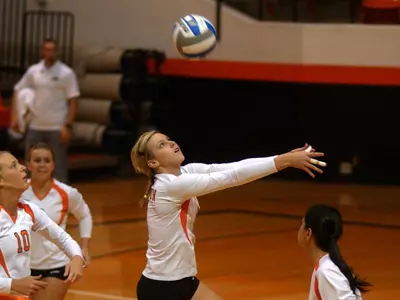 Volleyball team posts strong performances in spring work