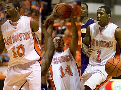 High scoring Bearkat trio named to NABC All-District squad