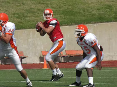 Position battles heating up spring football work