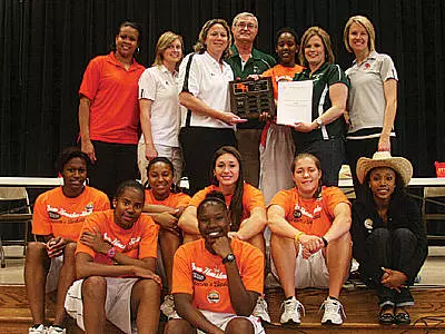 SHSU wins Women's Basketball "Pack the House" contest