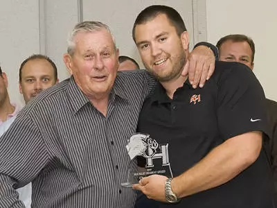 First Bob Riley "Spirit Award" presented to Chris Stewart