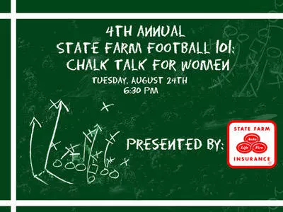 State Farm Football 101: Chalk Talk for Women Aug. 24