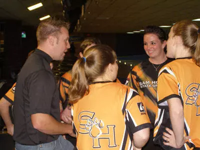 Sam Houston women's bowling partners with Track