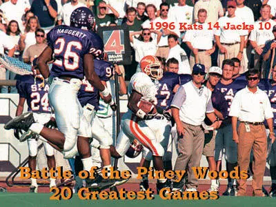 Late punt return sparks upset of No. 4 SFA in 1996