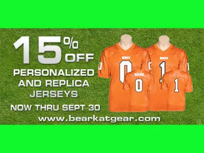 Replica Bearkat football jerseys available online