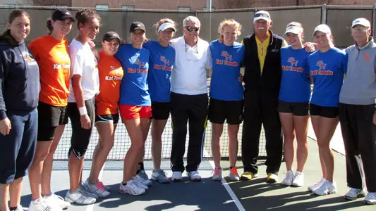 Tennis legends visit Kats