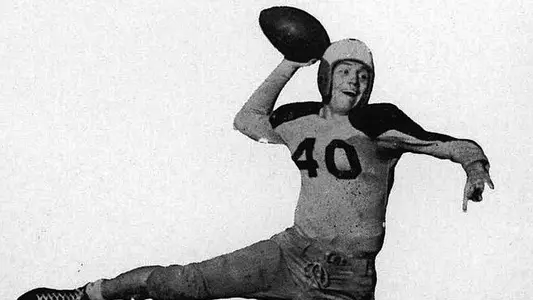 Jimmy Hair's TD pass in 1938