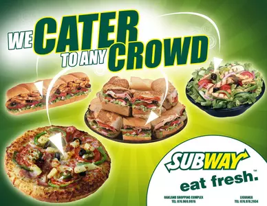 Subway Catering Infromation (Huntsville Locations)