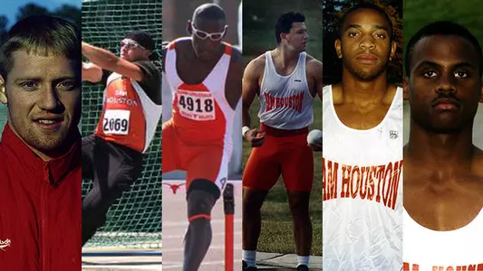 Seven SHSU men on 50th Aniversary Honor Roll