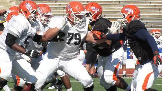 New faces shine in spring scrimmage