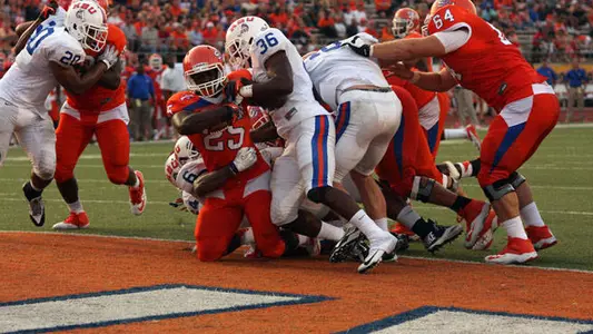 Sam Houston 74 Houston Baptist 0