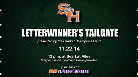 Saturday Nov. 22 before UCA Game
