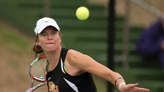 SHSU netters run record to 3-0 with TSU win