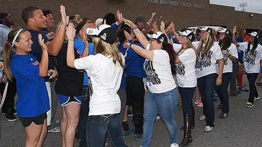 National champions bring NCAA trophy home