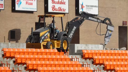 Seating Improvements at Bowers Underway