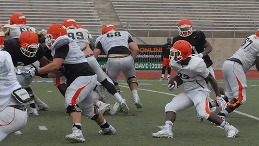 Mistakes mar first game condition scrimmage