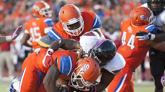 Early take-aways spark 59-7 win over UIW