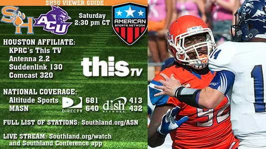 Sam Houston vs. ACU Game Day Information
