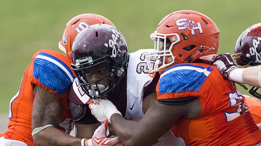 Sam Houston Advances To Semis With 48-21 Win