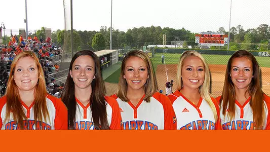 Five Seniors See Final Action in SFA Series