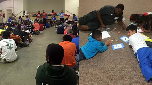 Football Players Giving Back To Huntsville