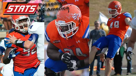 Bearkat Trio Named Preseason All-America