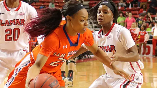 Women pick up 78-76 victory at Lamar