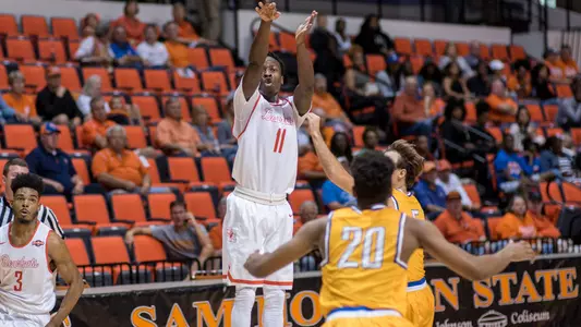 Sam Houston rolls to 104-57 win in opener