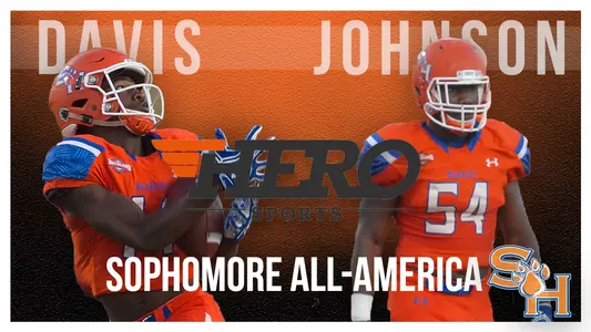 Davis, Johnson Earn HERO Sports Honors
